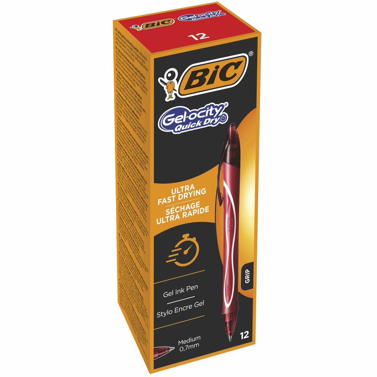 Гелевая ручка Bic Gel-ocity Quick Dry Синий 0,3 mm (12 штук)-5