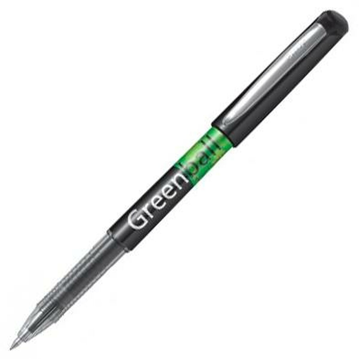 Ручка с жидкими чернилами Pilot Green-Ball Чёрный 0,35 mm (10 штук)-2