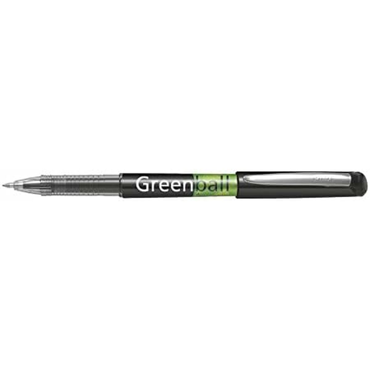 Ручка с жидкими чернилами Pilot Green-Ball Чёрный 0,35 mm (10 штук)-3