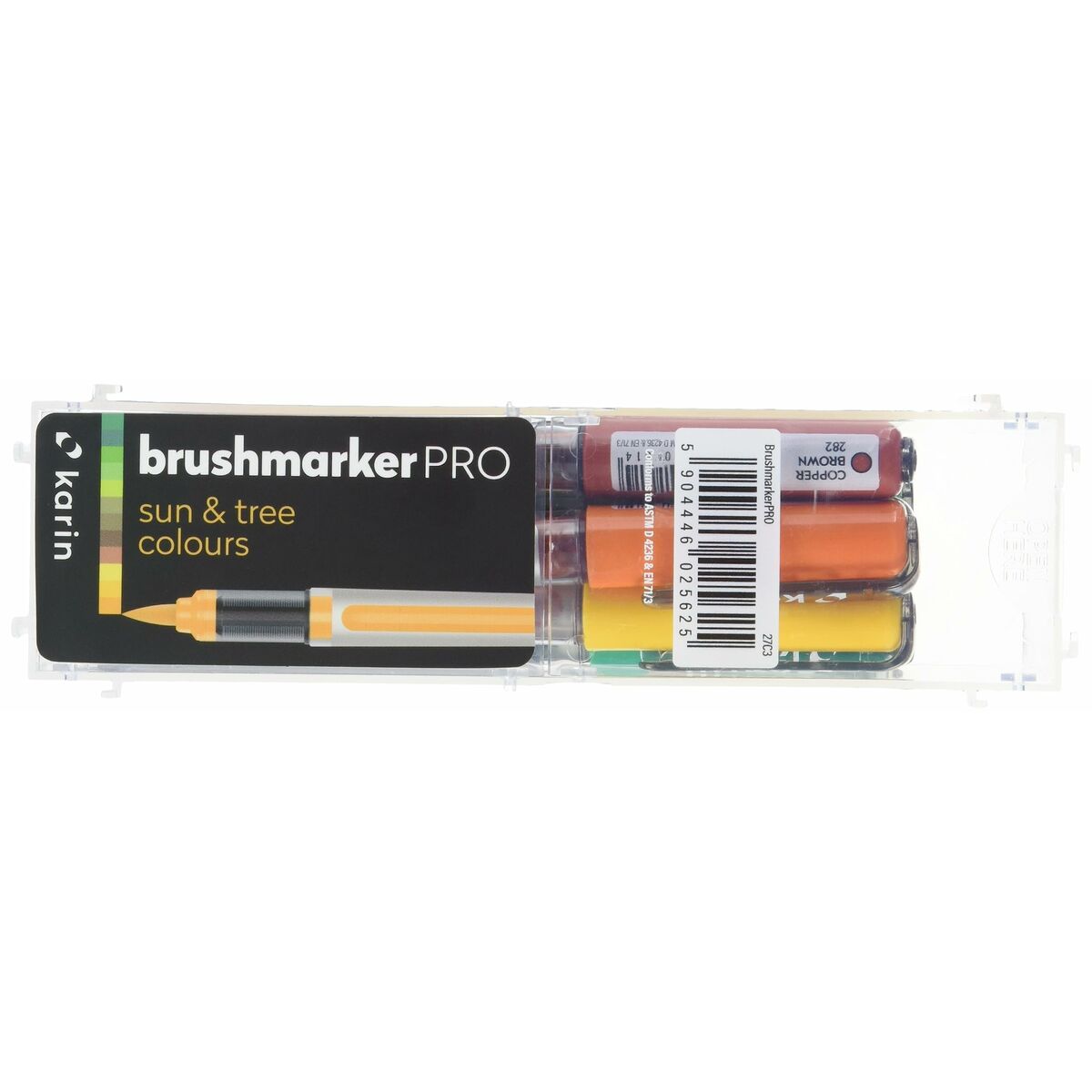 Набор маркеров Karin Brushmarker Pro - Sun and Tree Colours 12 Предметы-2