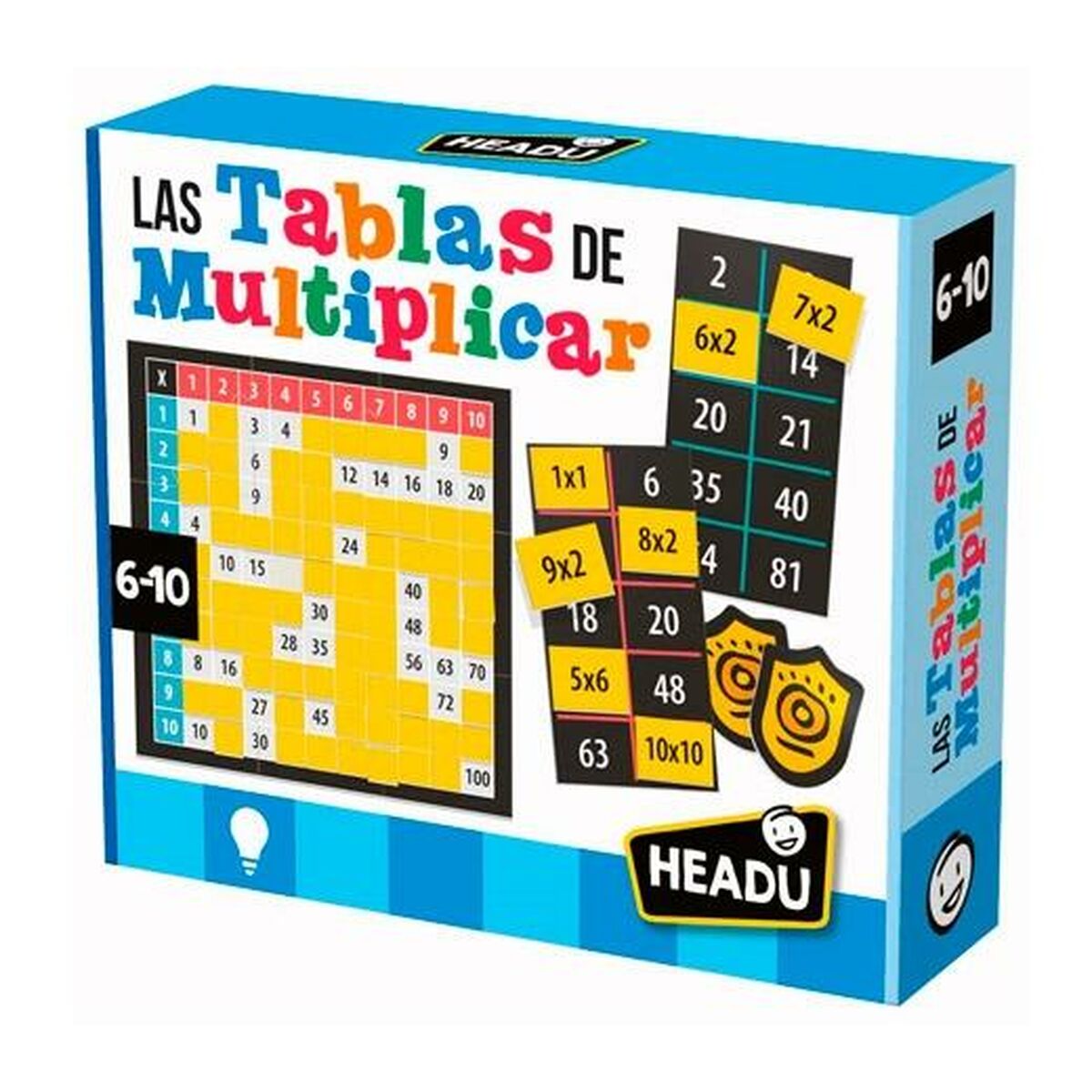 Образовательный набор HEADU Tablas de multiplicar (4 штук)-2