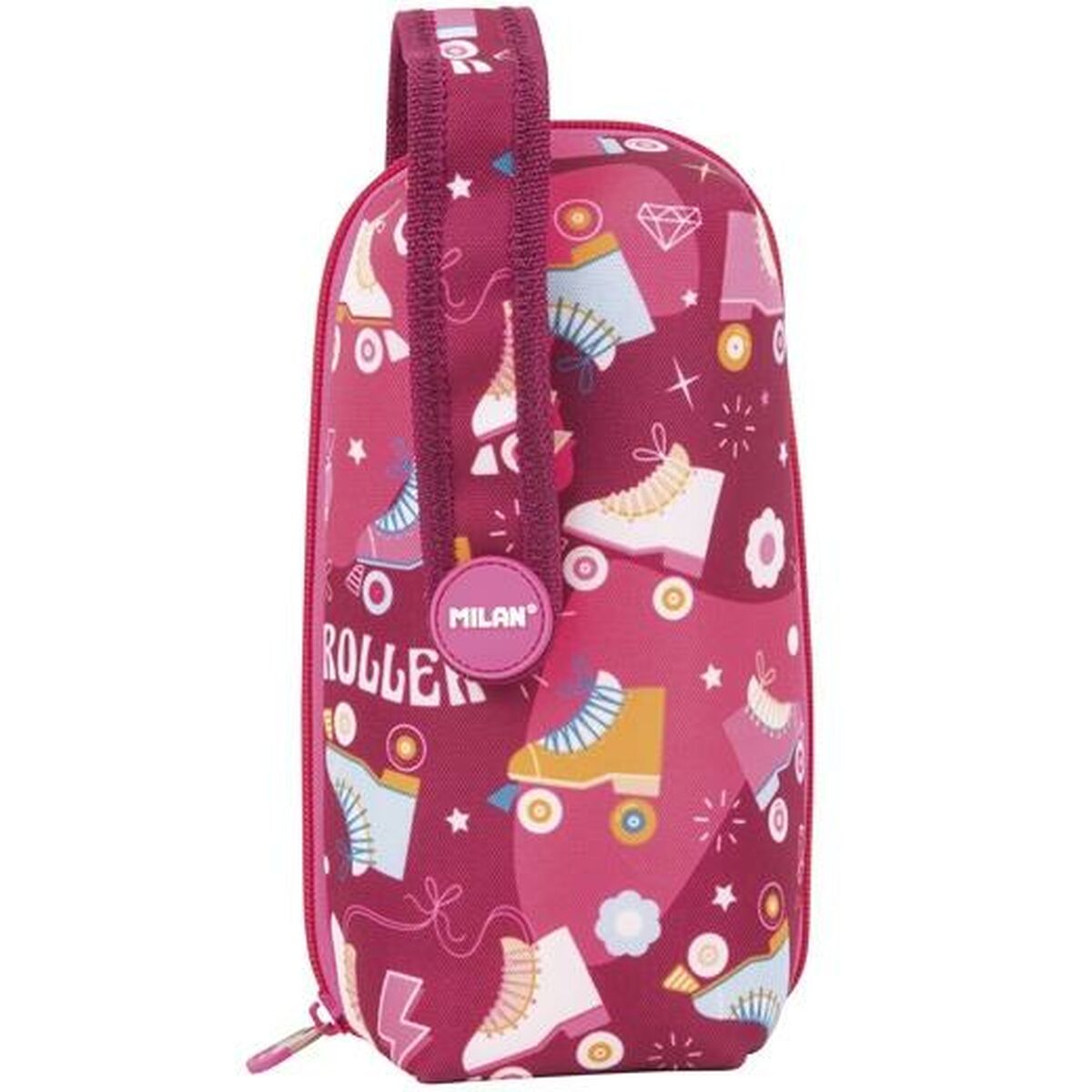 Penna scuola Milan Scooter 31 Oggetti Rosa 22,5 x 11,5 x 11 cm