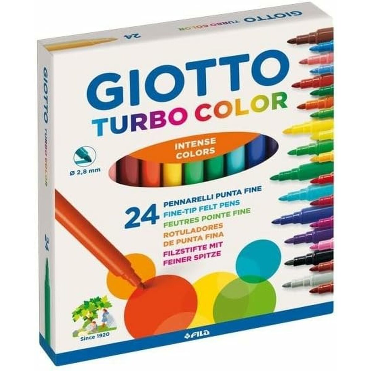 Набор маркеров Giotto Turbo Color Разноцветный (5 штук)-2