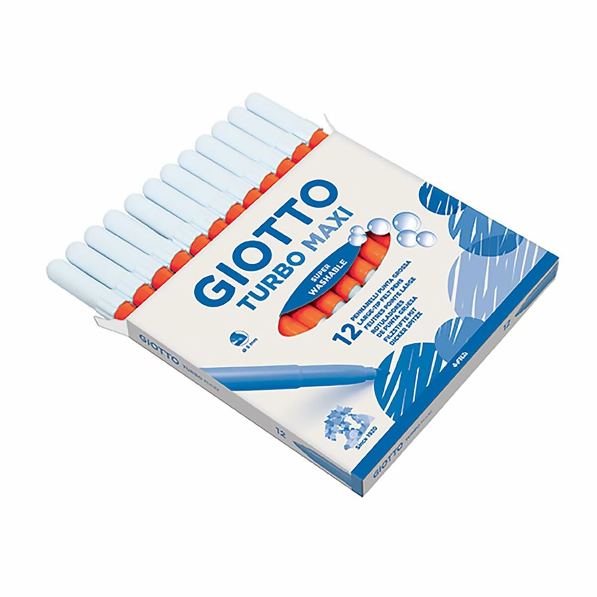 Набор маркеров Giotto Turbo Maxi Оранжевый (5 штук)-2