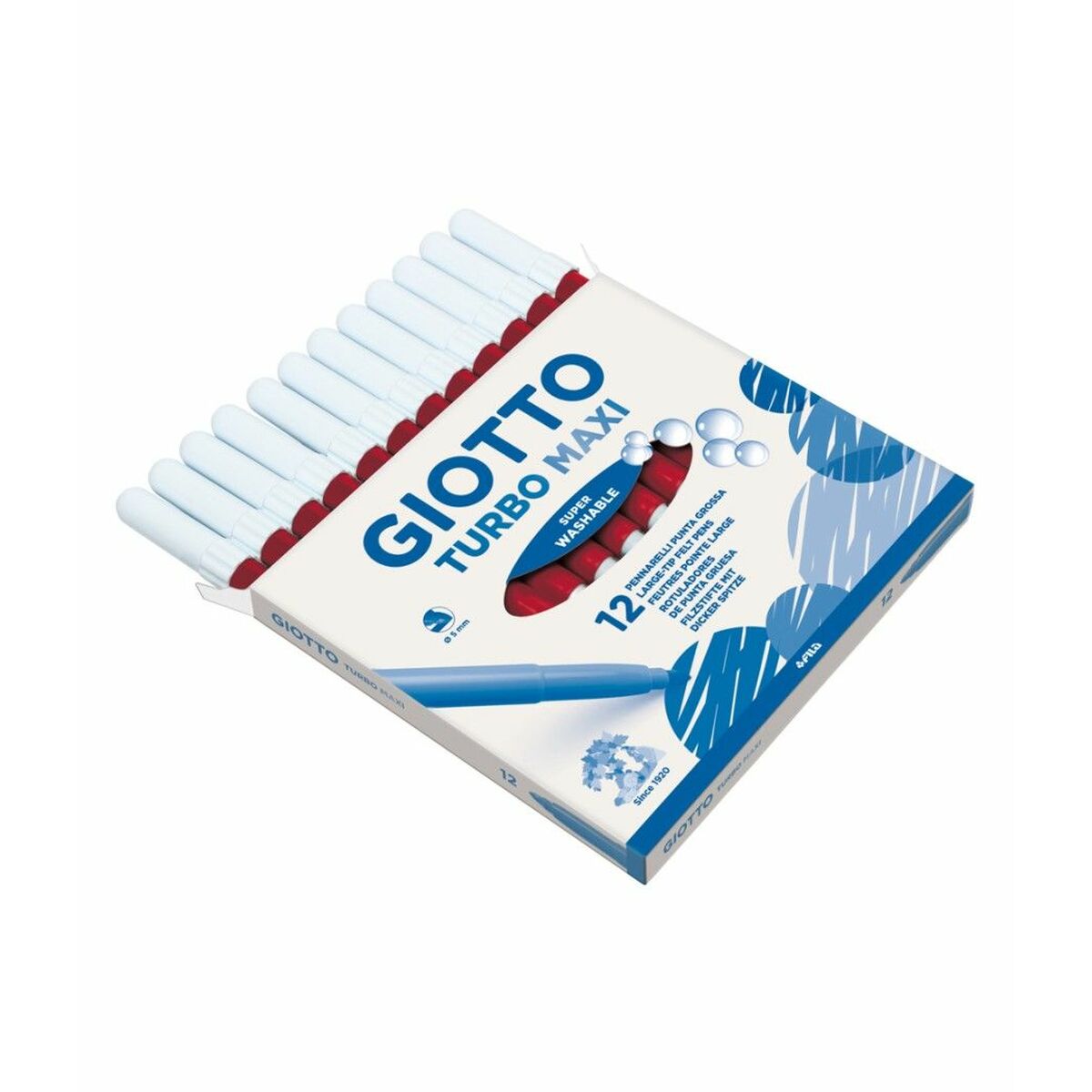 Набор маркеров Giotto Turbo Maxi Красный (5 штук)-2