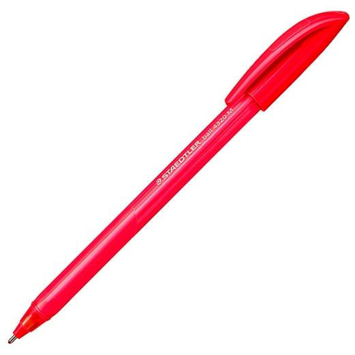 Набор ручек Staedtler Ball 4320 Красный 1 mm (100 штук)-2