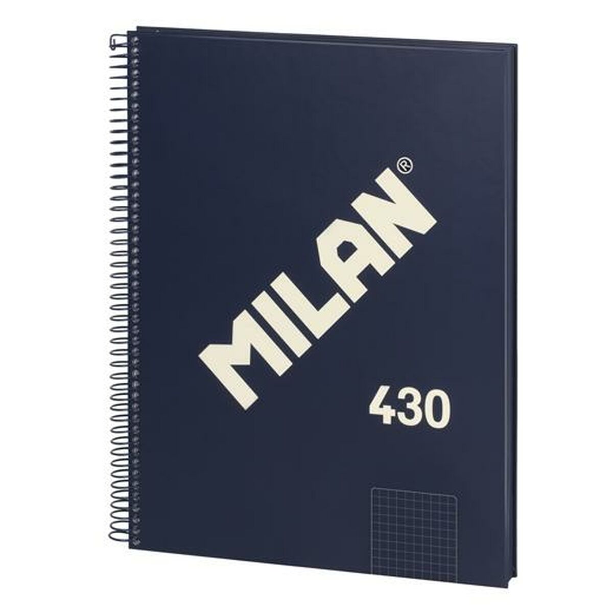 Блокнот Milan 430 Синий A4 80 Листья (3 штук)-2
