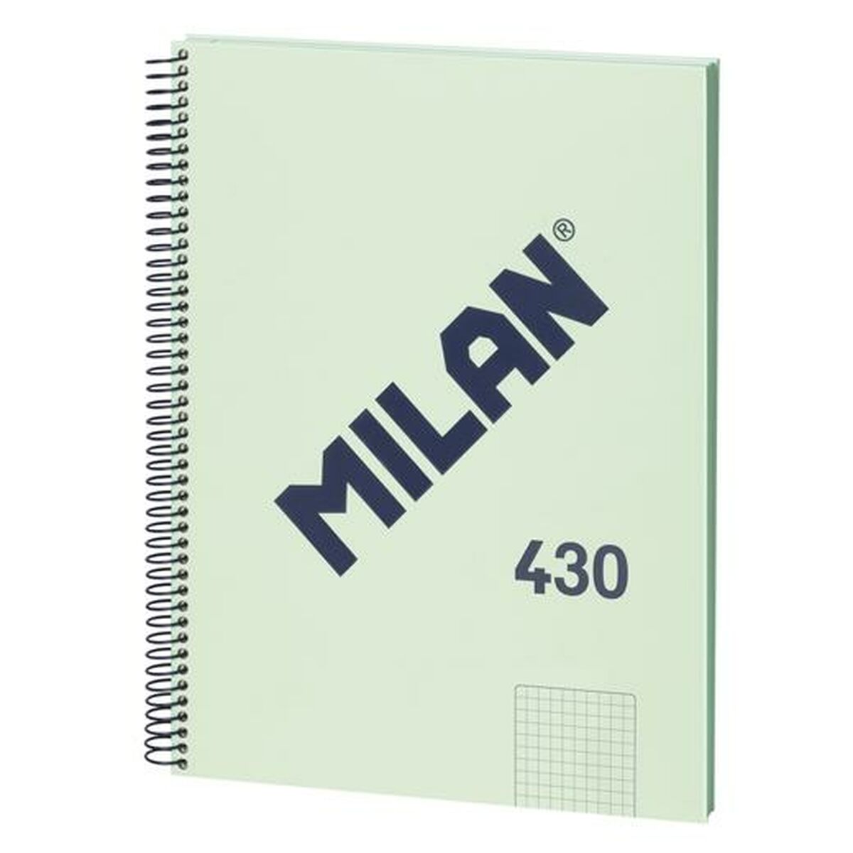 Блокнот Milan 430 Зеленый A4 80 Листья (3 штук)-2