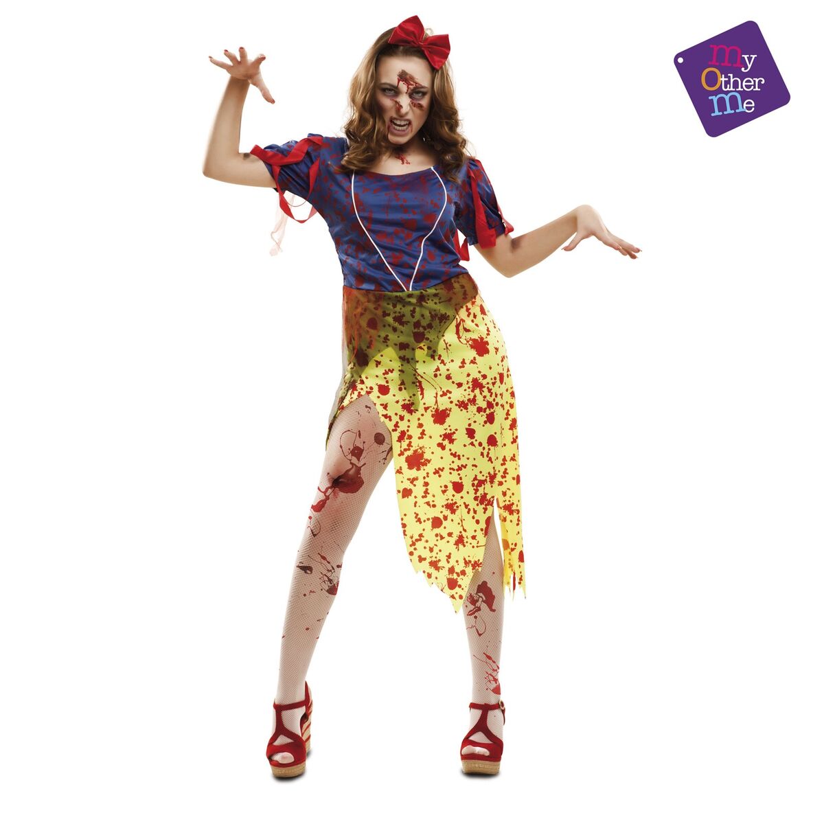فستان My Other Me Zombie للبالغين الفاخر (2 عنصر)-2