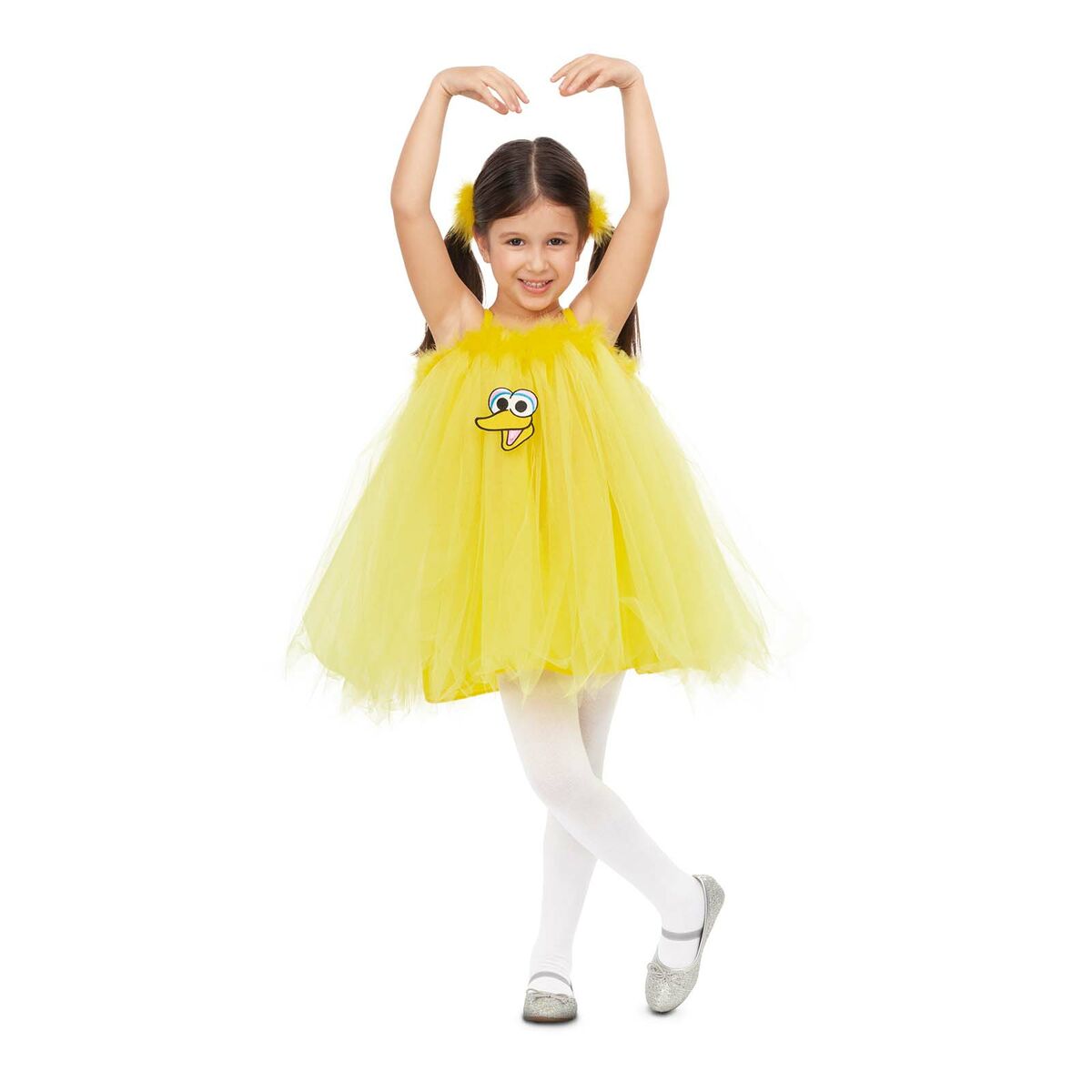 Costumi in maschera per neonati My Other Me Big Bird Sesame Street Giallo (2 Oggetti)