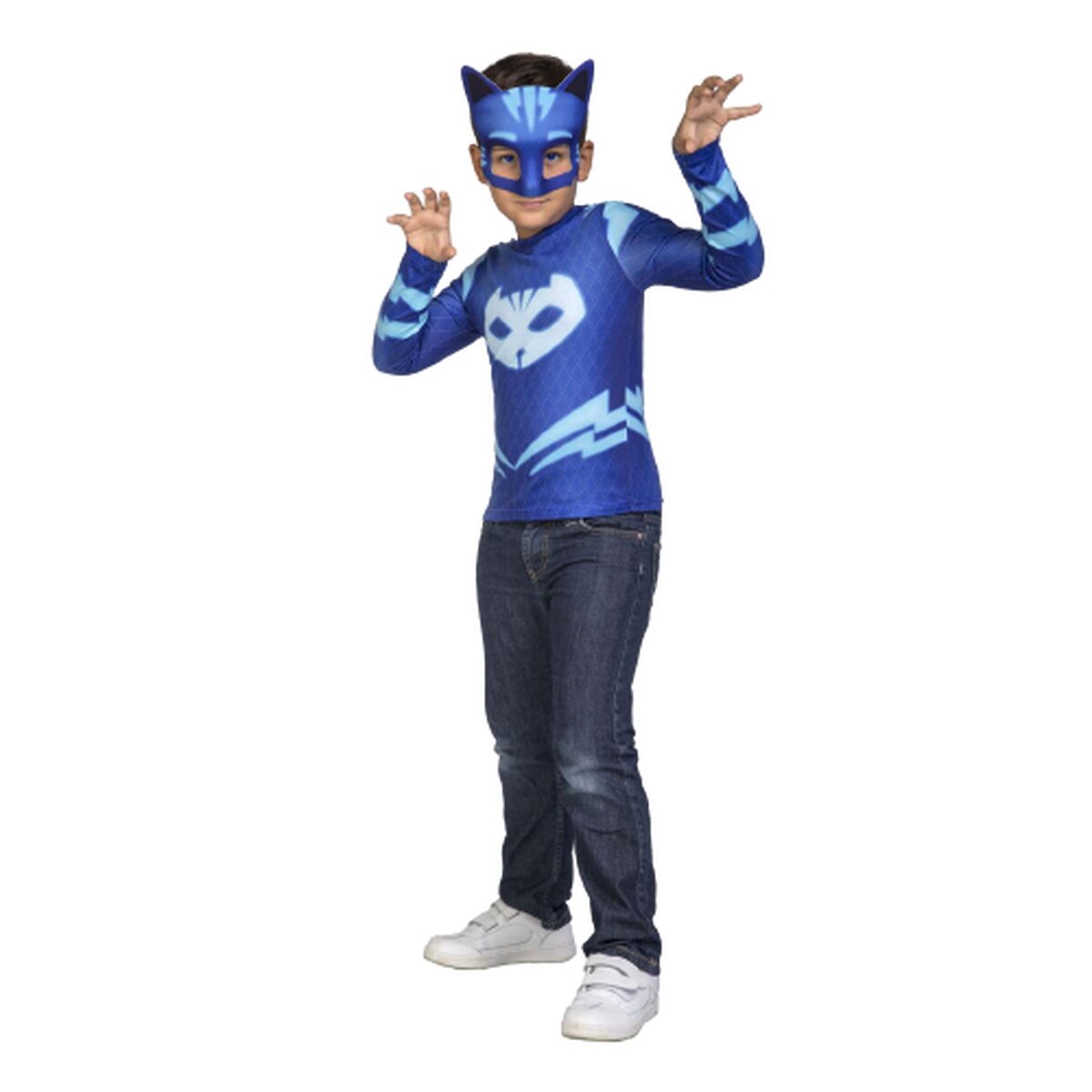 Disfraces de mascarada para niños My Other Me Catboy Azul (2 Artículos)