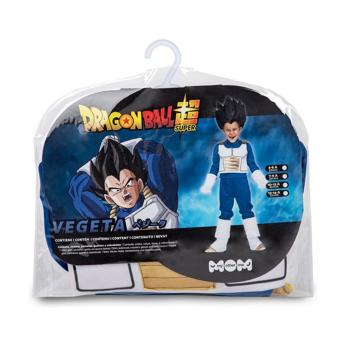 Маскарадные костюмы для детей My Other Me 5 Предметы Vegeta-2