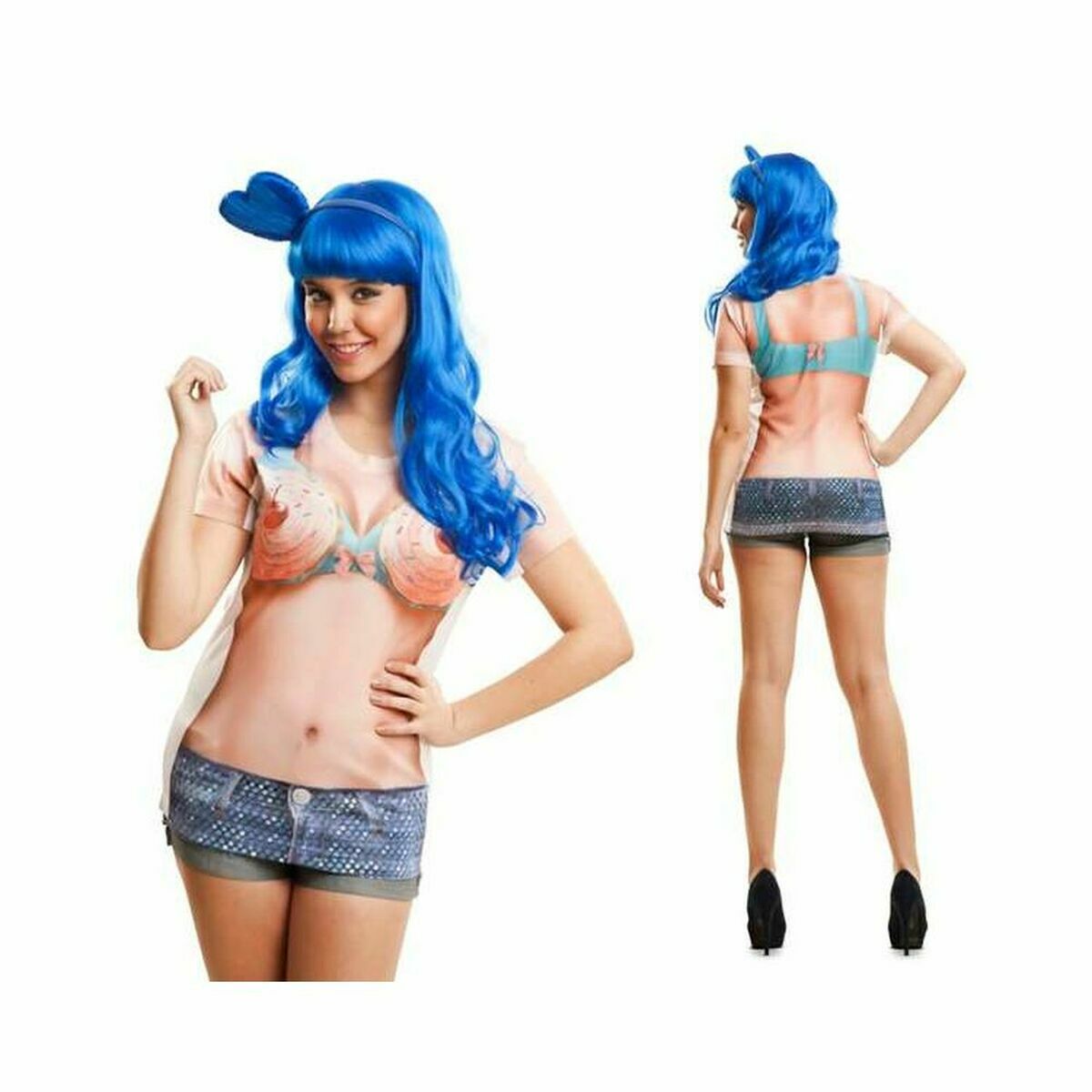 Маскарадные костюмы для взрослых My Other Me Katy Perry Футболка-2