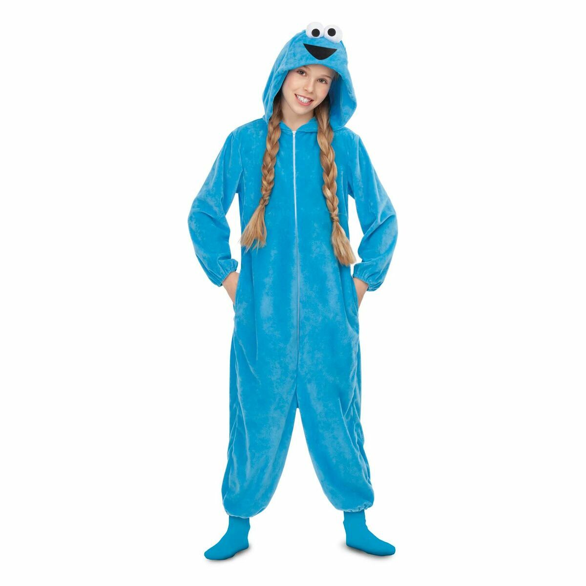 Маскарадные костюмы для детей My Other Me Cookie Monster Sesame Street Синий-2