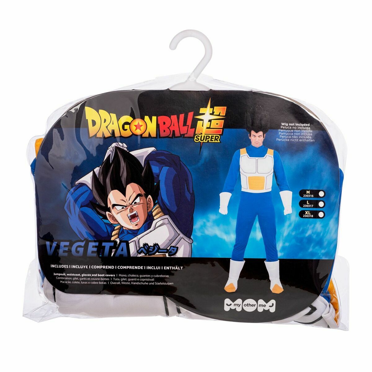 Маскарадные костюмы для взрослых My Other Me Vegeta Dragon Ball Синий Оранжевый Vegeta-5