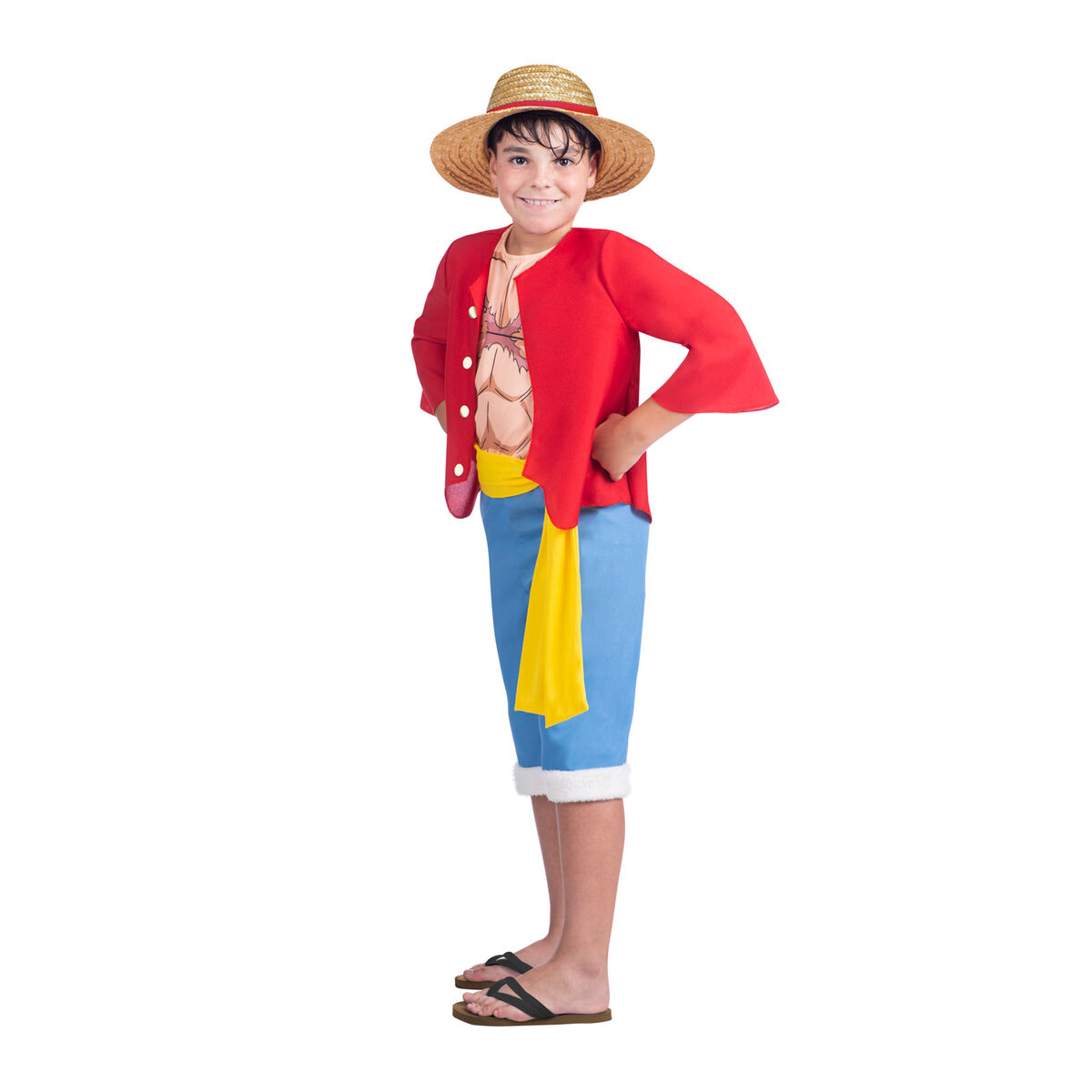 Маскарадные костюмы для детей One Piece Luffy (5 Предметы)-2