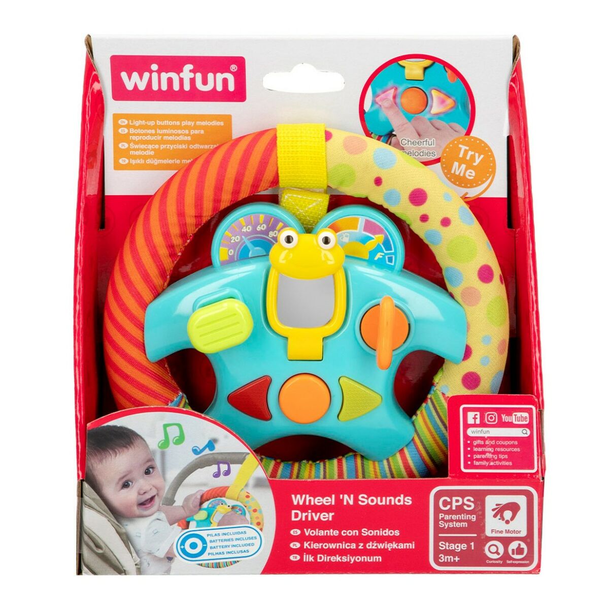 Руль Winfun 16,5 x 16,5 x 2,5 cm (6 штук)-5