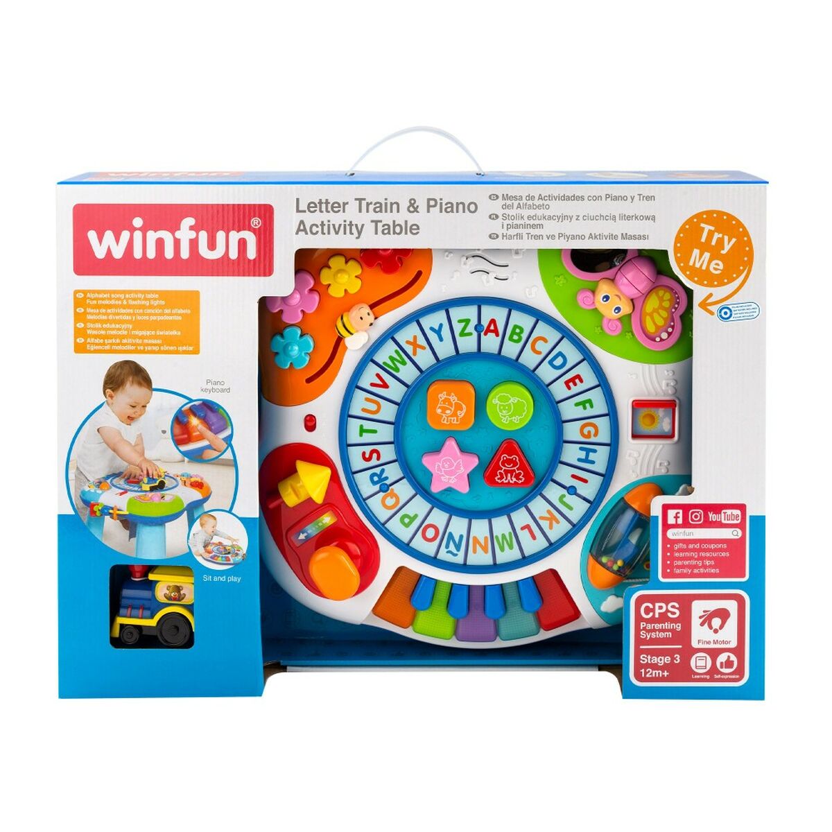 Центр деятельности Winfun Train & Piano 2 штук 42 x 34 x 37,7 cm-5