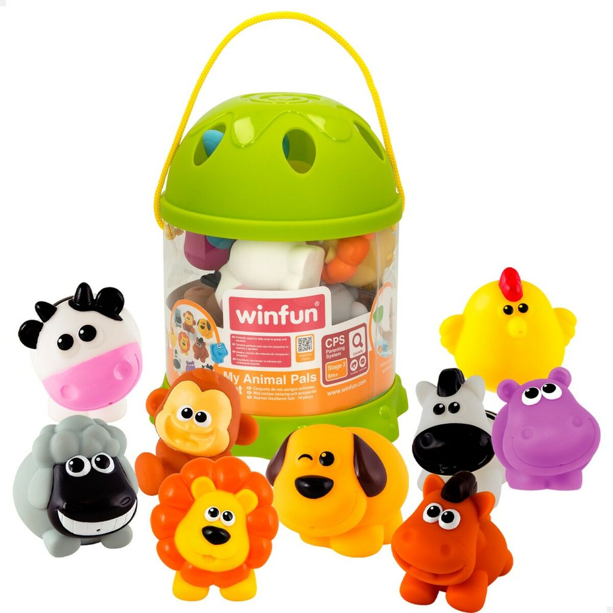 Набор фермерских животных Winfun Пластик 10 Предметы 6 x 5,5 x 5 cm (6 штук)-2