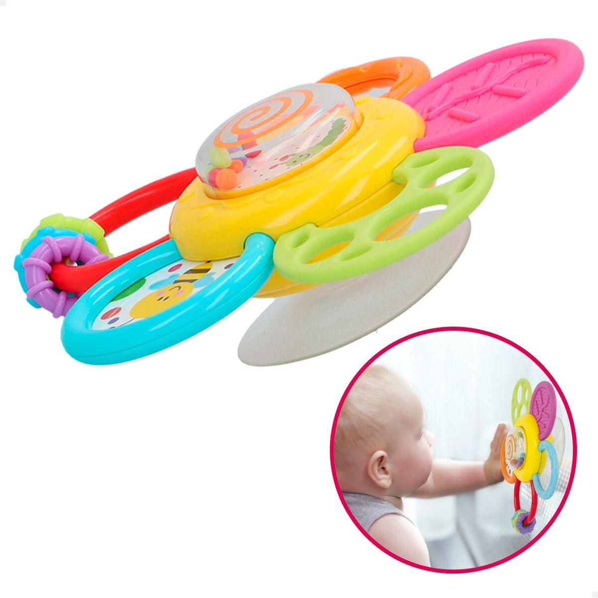 Rattle set Winfun 4 Предметы 16 x 16 x 4,5 cm (6 штук)-3