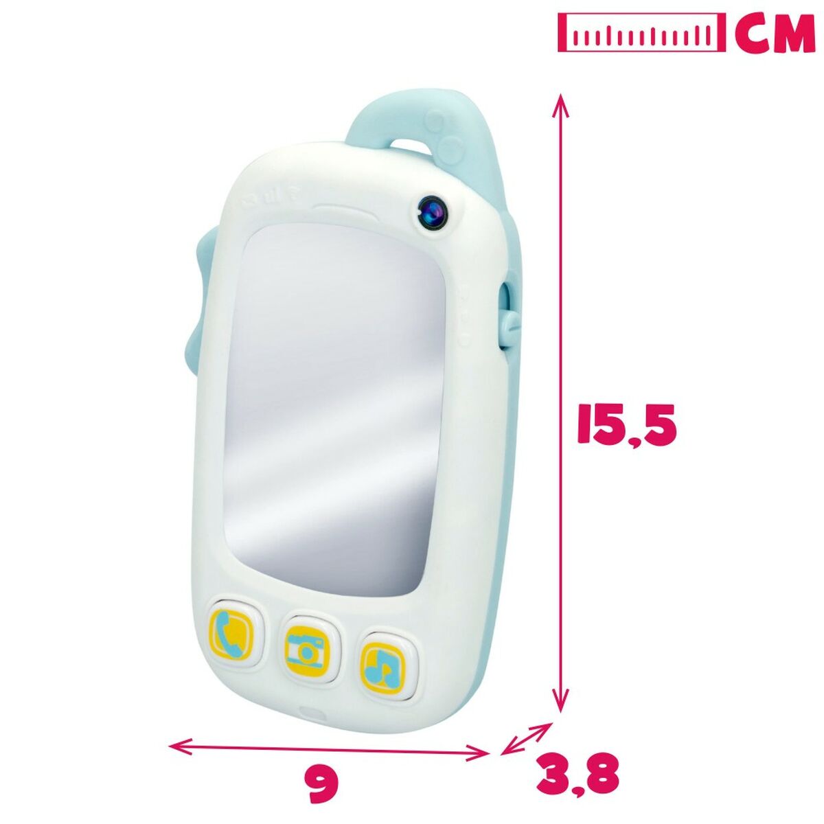 Игрушечный телефон Winfun Белый 9 x 15,5 x 3,8 cm (6 штук)-7