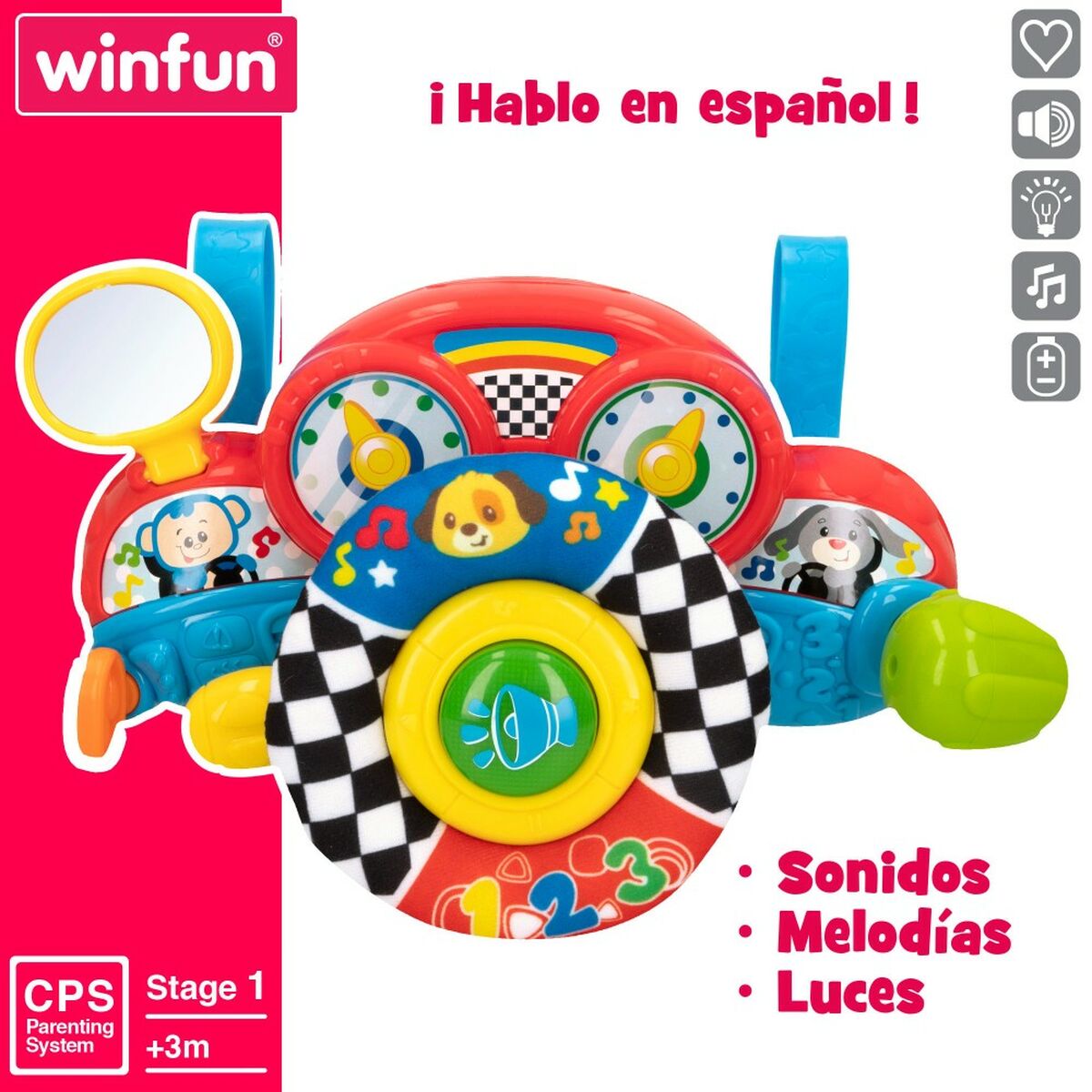 Руль для коляски Winfun 29 x 17 x 10,5 cm (4 штук)-3
