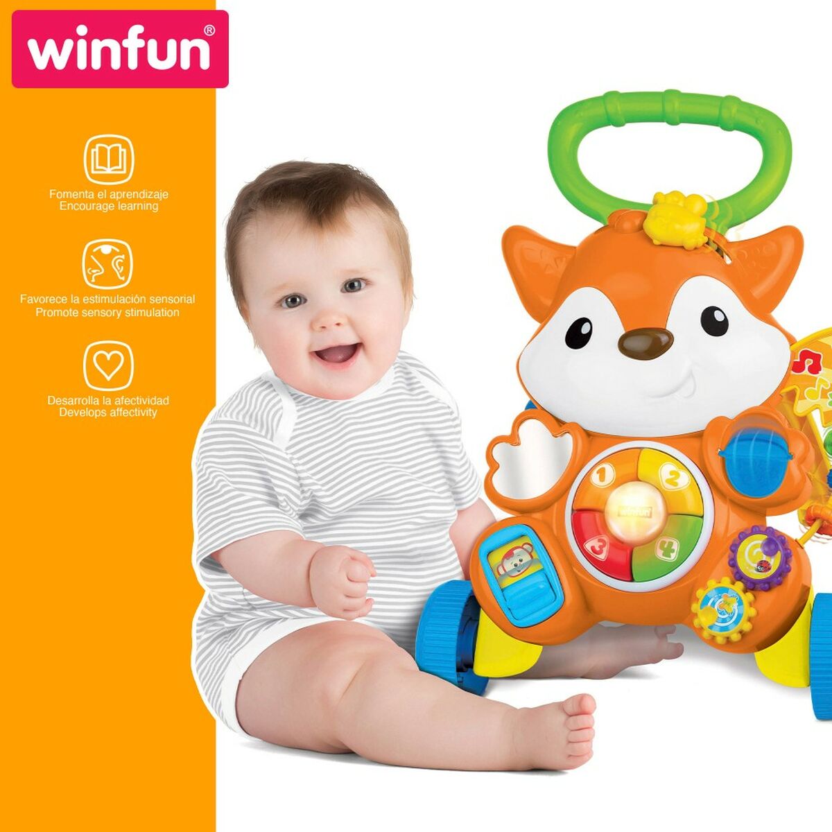 Машинка-каталка Winfun Лиса 41 x 46 x 46 cm (2 штук)-5