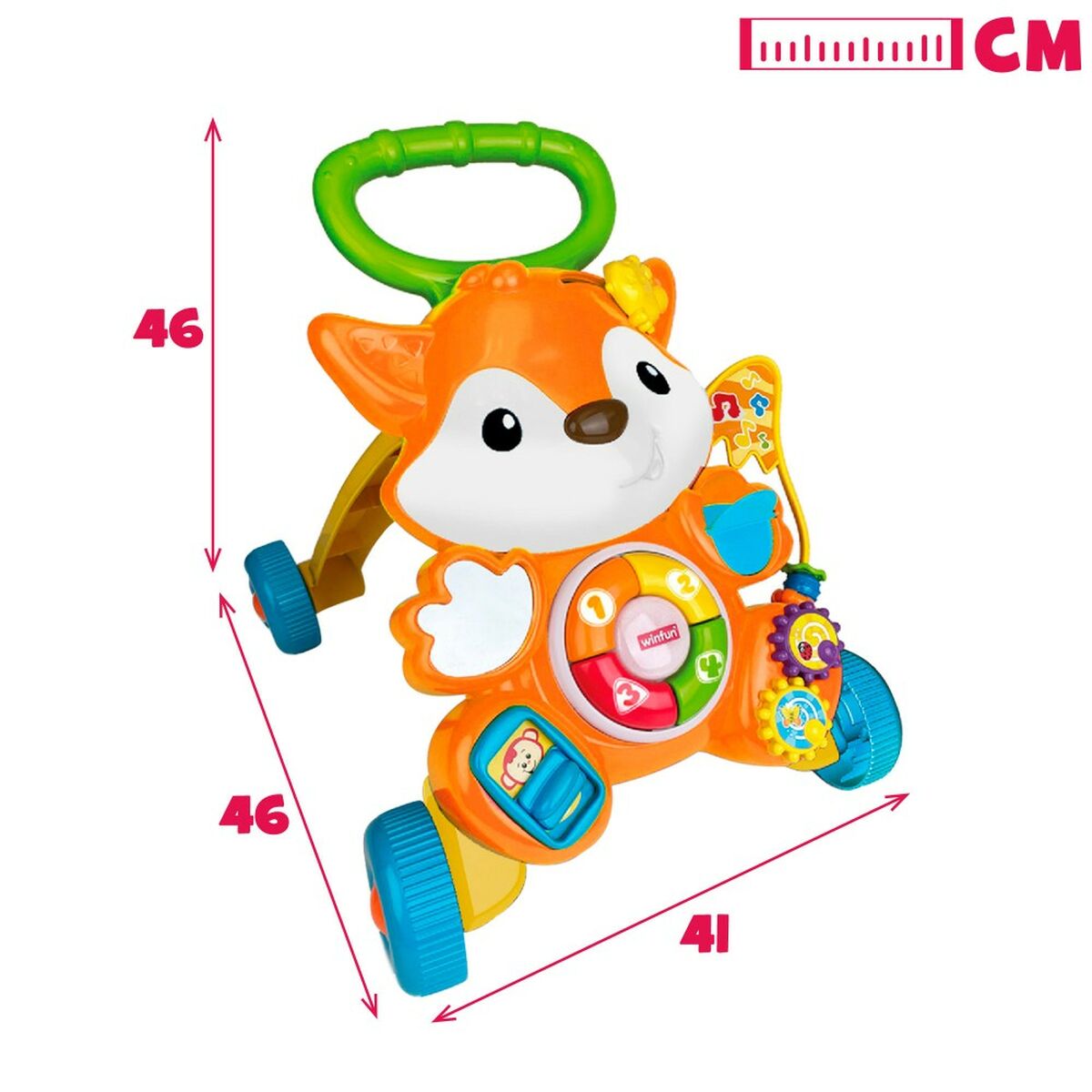 Машинка-каталка Winfun Лиса 41 x 46 x 46 cm (2 штук)-7