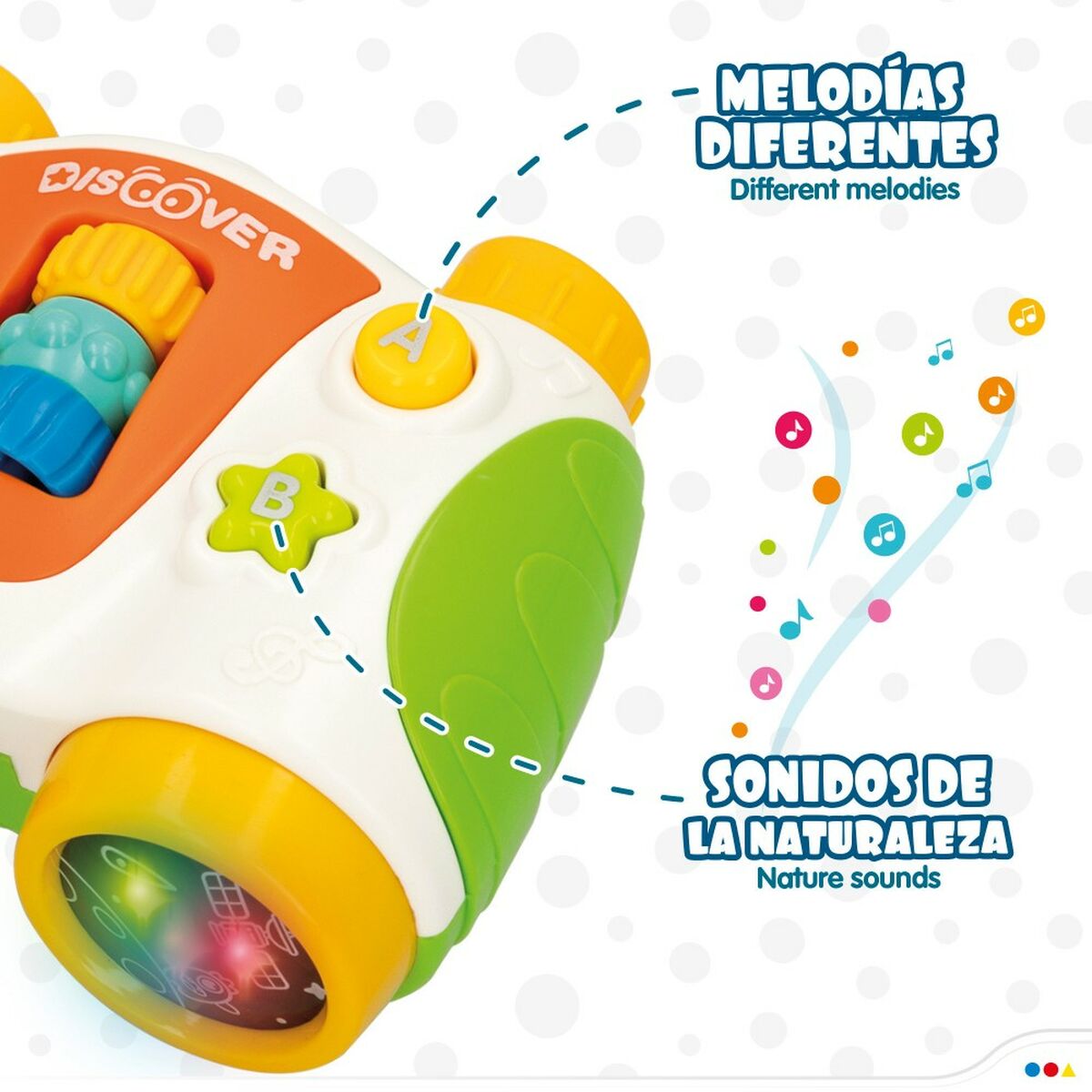 Интерактивная игрушка для маленьких Colorbaby Бинокль 13,5 x 6 x 10,5 cm (6 штук)-5