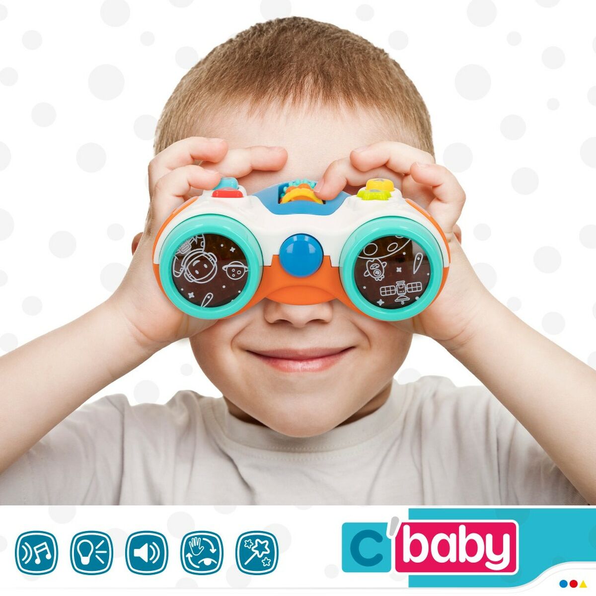 Интерактивная игрушка для маленьких Colorbaby Бинокль 13,5 x 6 x 10,5 cm (6 штук)-6