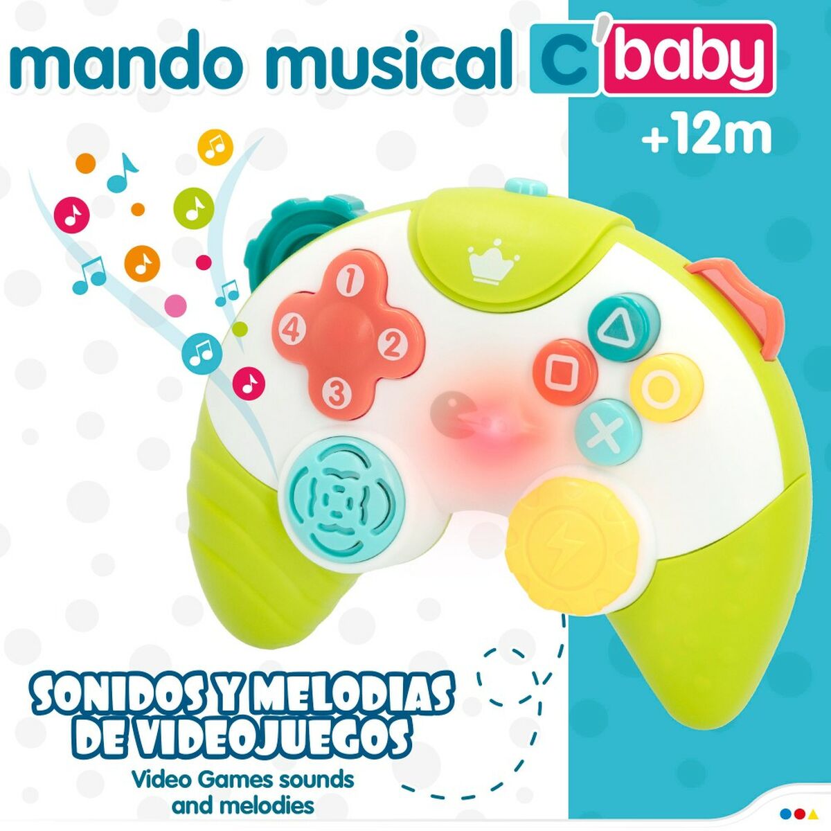 Toy controller Colorbaby Зеленый 15 x 5,5 x 12 cm (6 штук)-3