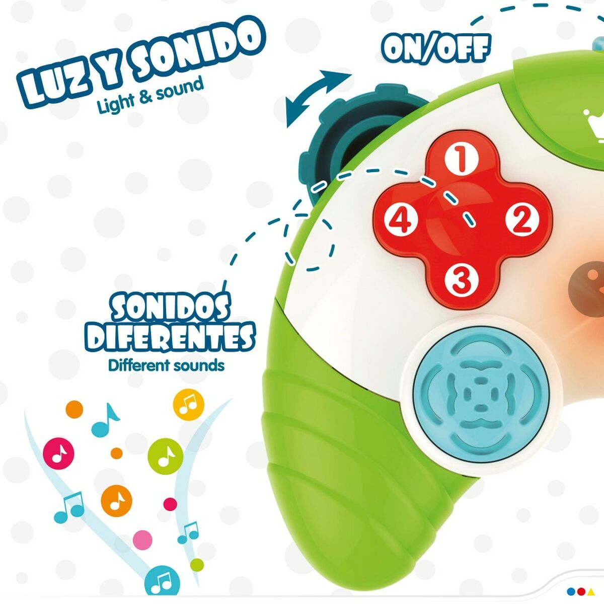 Toy controller Colorbaby Зеленый 15 x 5,5 x 12 cm (6 штук)-4