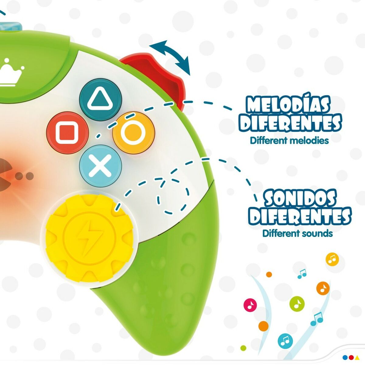 Toy controller Colorbaby Зеленый 15 x 5,5 x 12 cm (6 штук)-5