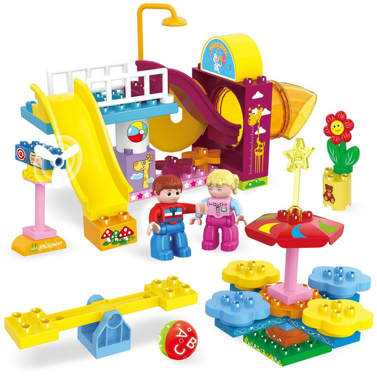 Строительный набор Colorbaby Playground 50 Предметы (2 штук)-2