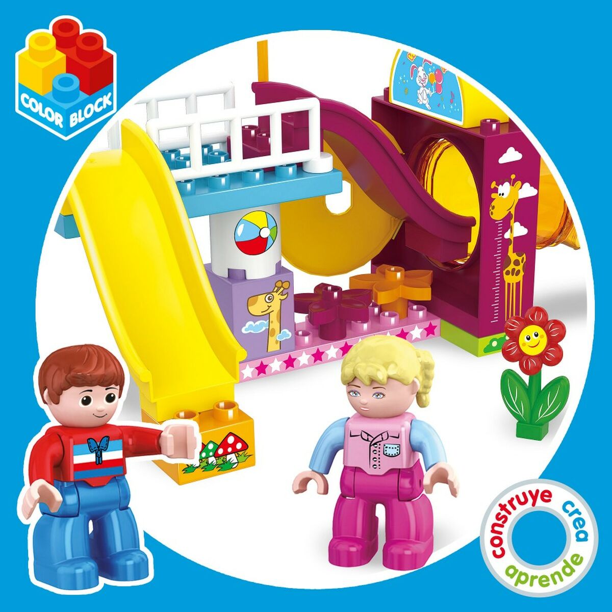 Строительный набор Colorbaby Playground 50 Предметы (2 штук)-4