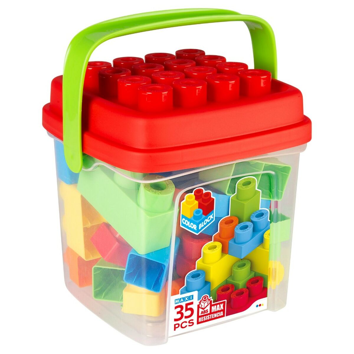 Строительный набор Color Block Basic Куб 35 Предметы (6 штук)-2