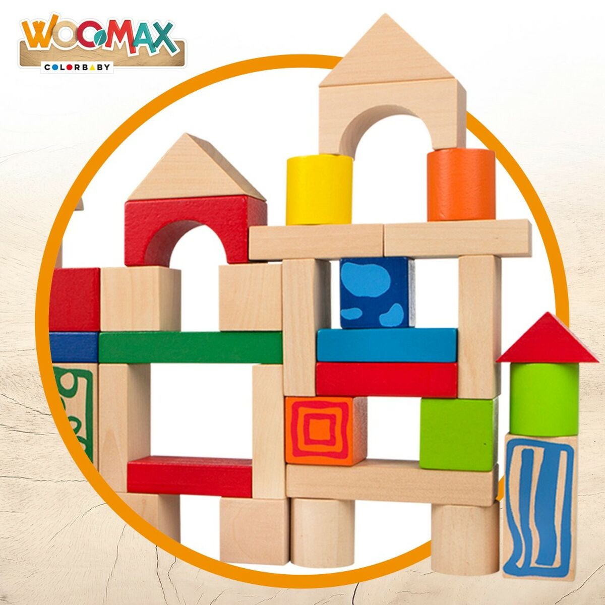Строительный набор Woomax 50 Предметы (6 штук)-3