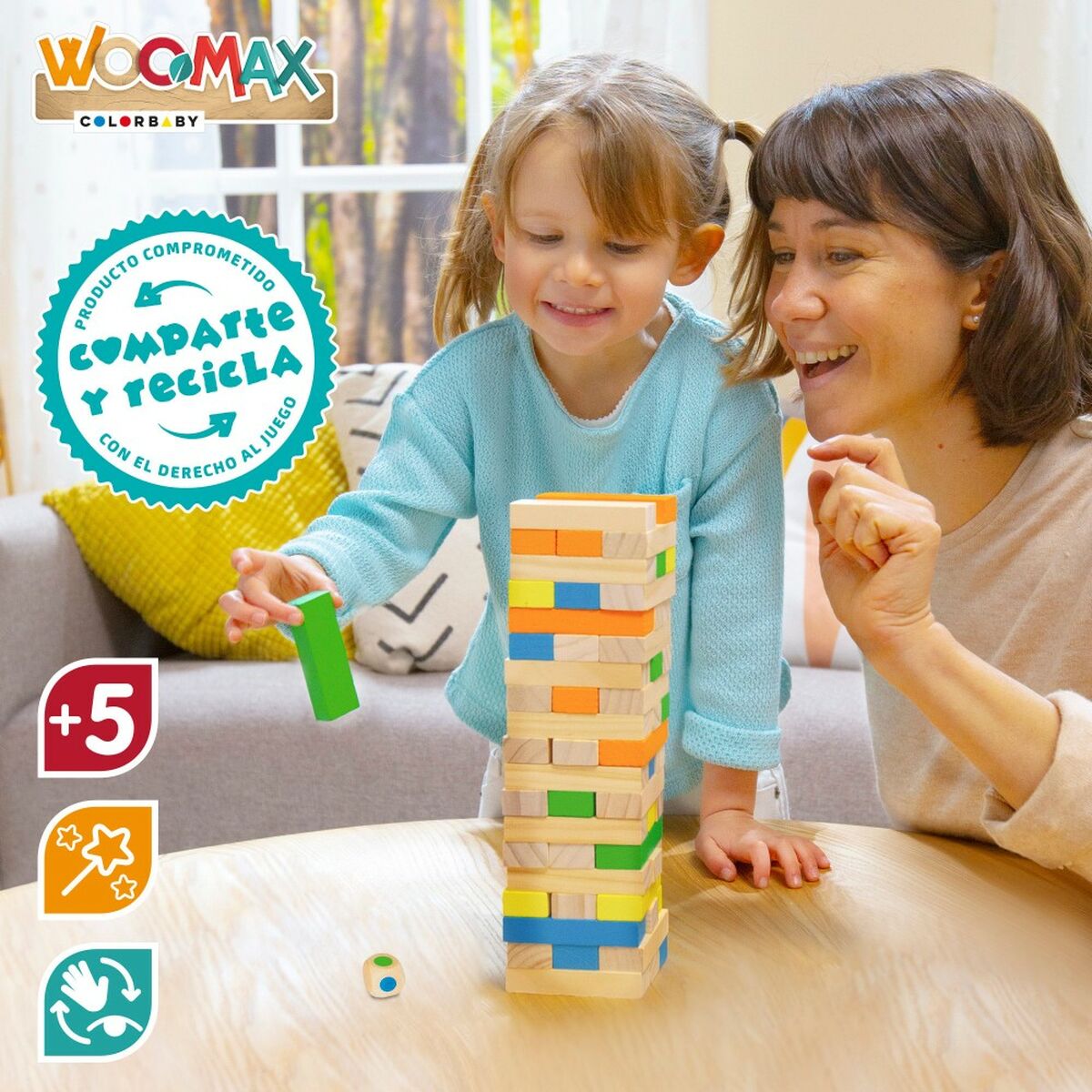 Jenga Woomax (6 штук)-3