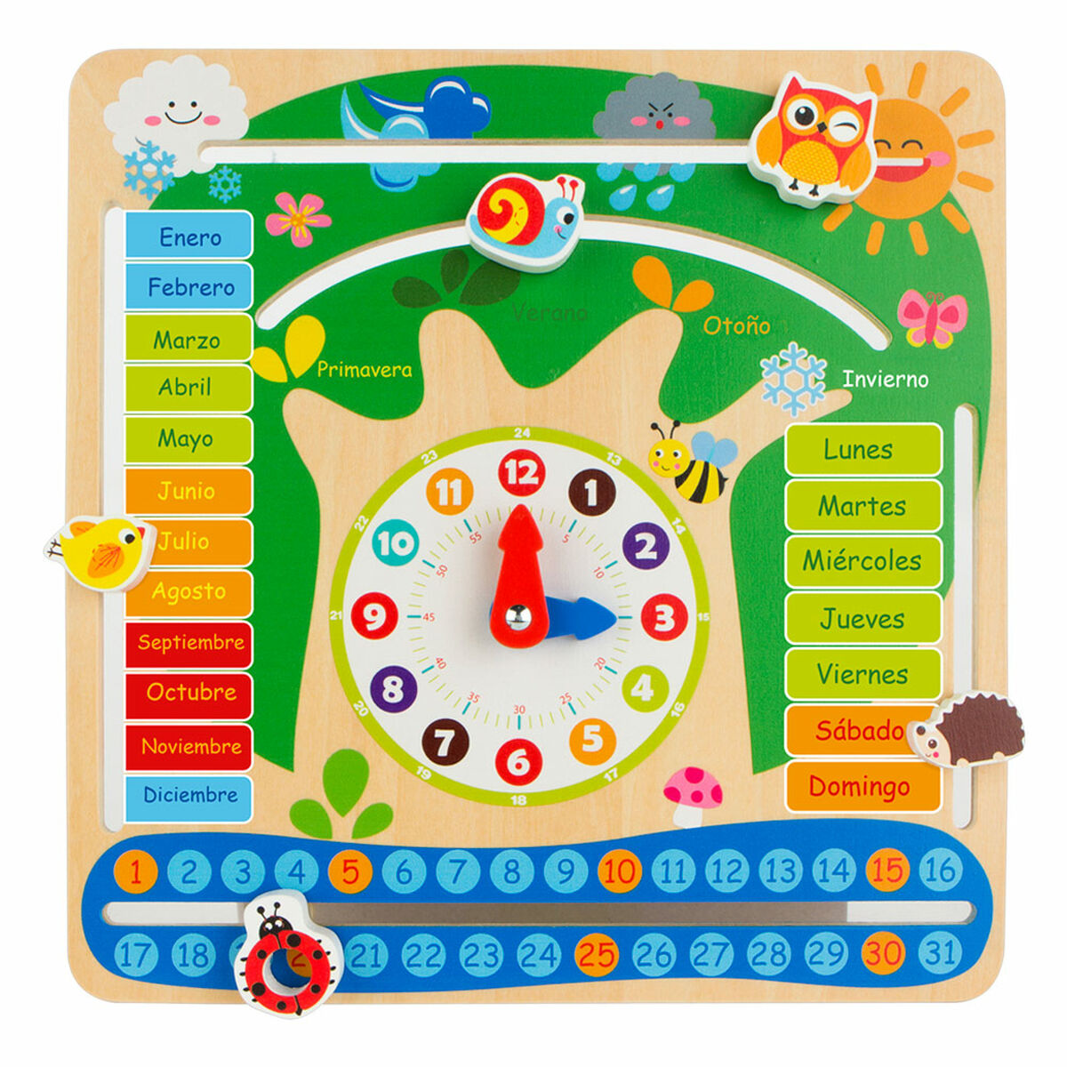 Образовательный набор Colorbaby Календарь 30 x 30 x 3 cm (6 штук)-3