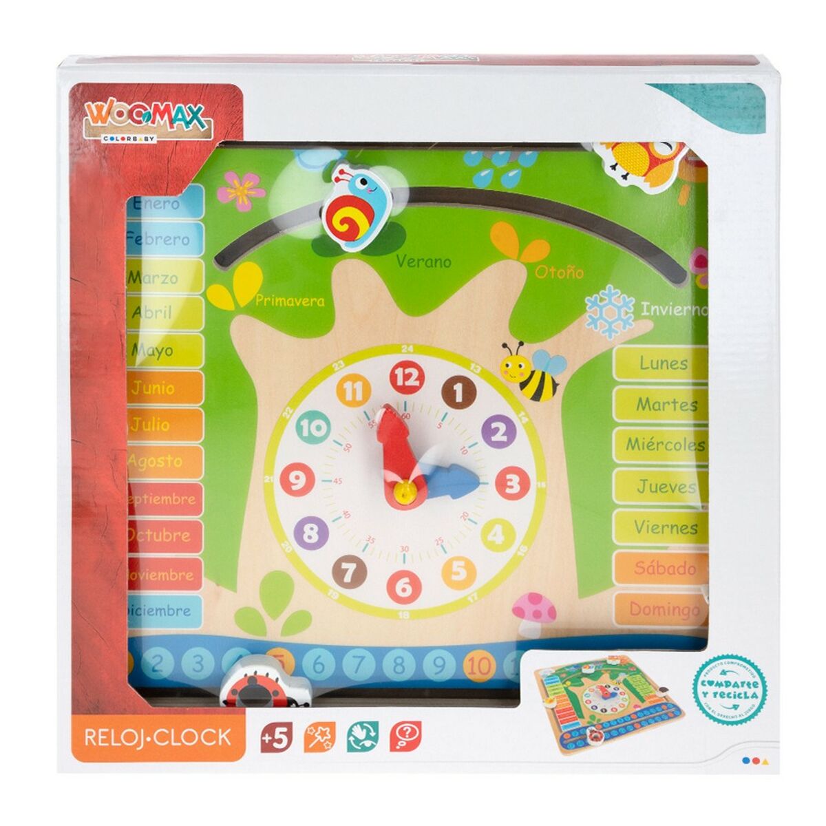 Образовательный набор Colorbaby Календарь 30 x 30 x 3 cm (6 штук)-4