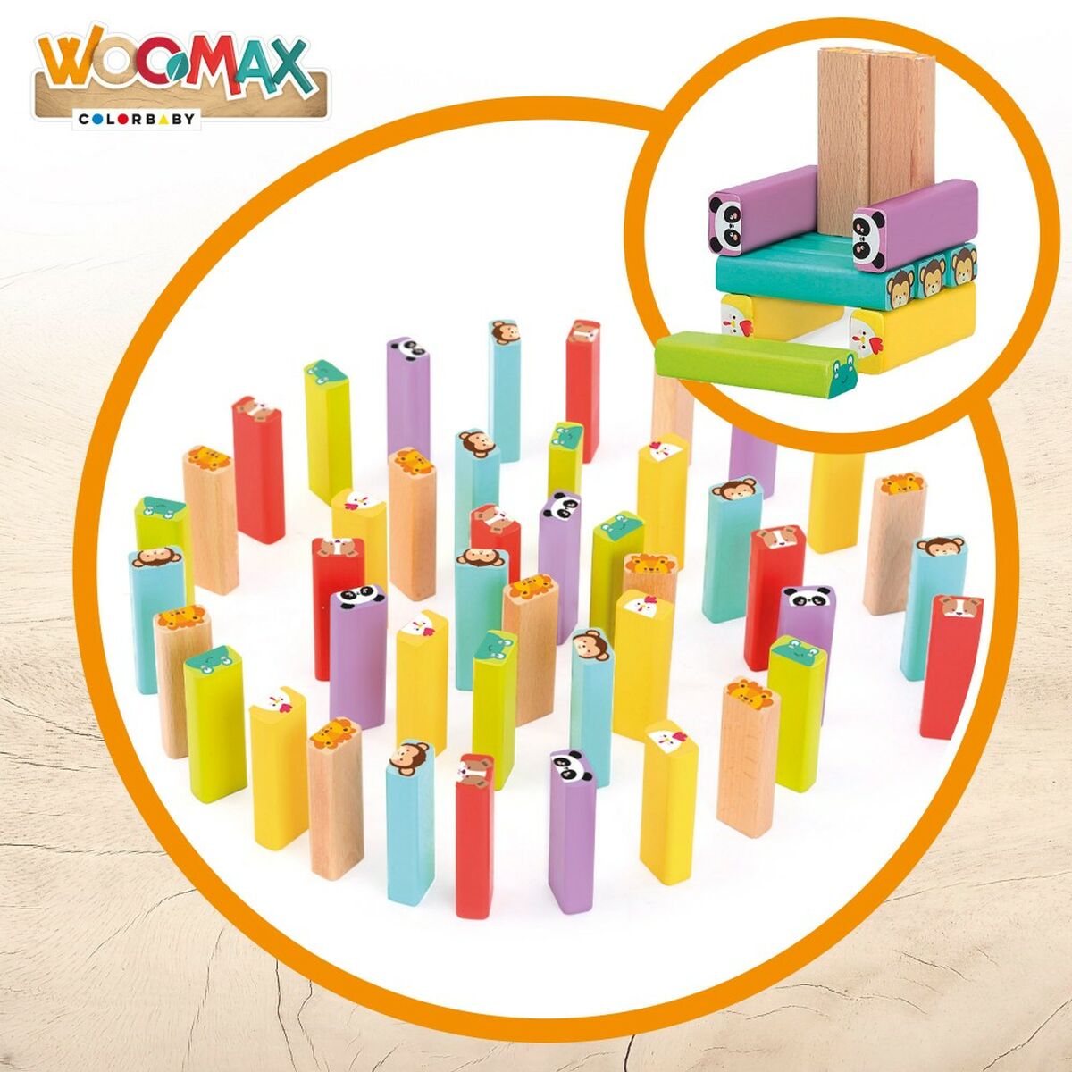 Строительный набор Woomax (6 штук)-4