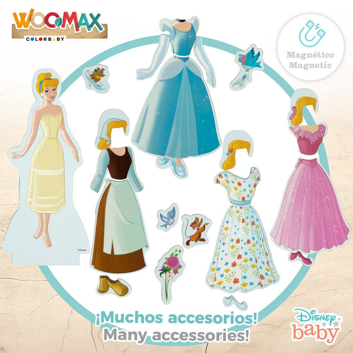 Статуэтки Disney Princess 45 Предметы 4 штук 9 x 20,5 x 1,2 cm-3