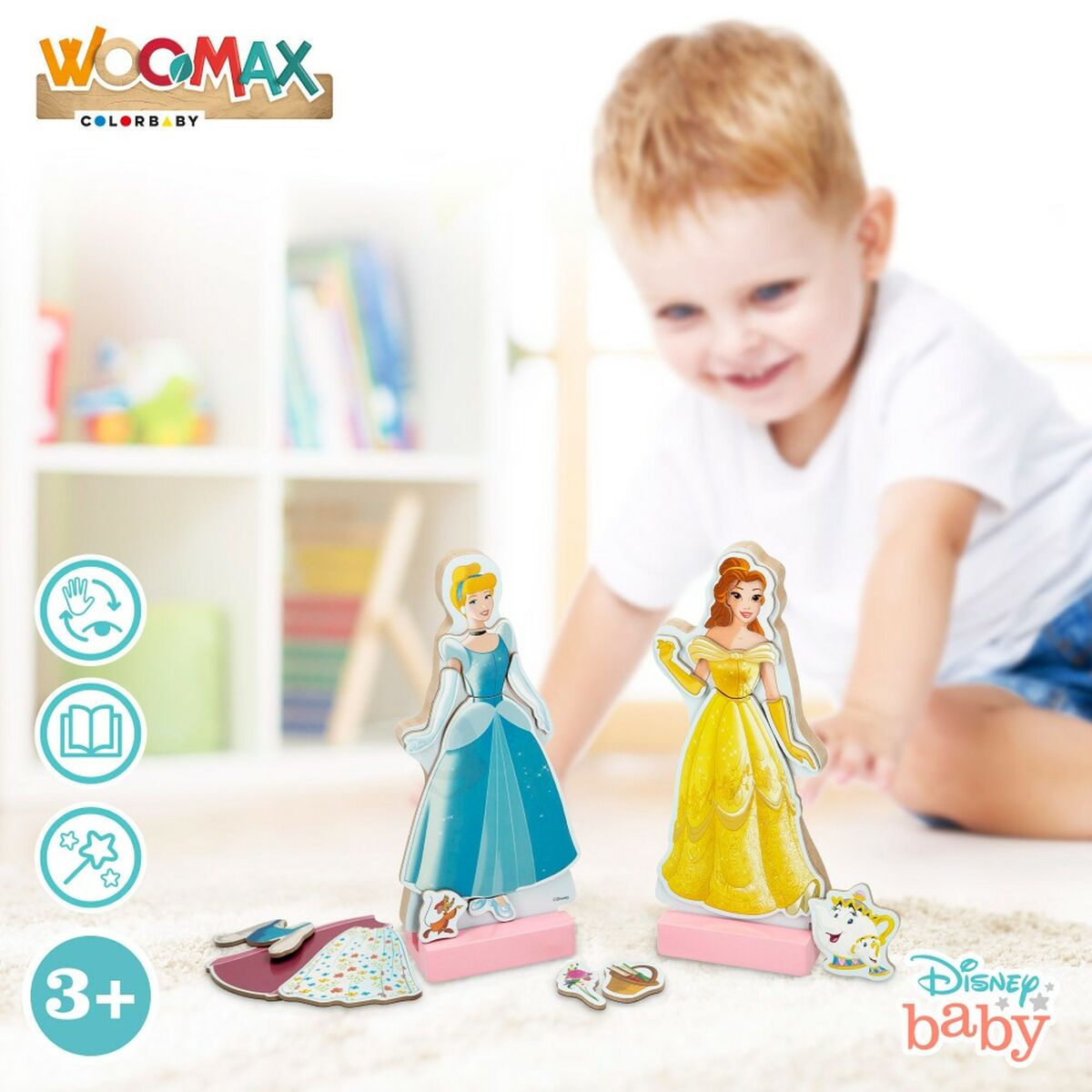 Статуэтки Disney Princess 45 Предметы 4 штук 9 x 20,5 x 1,2 cm-6