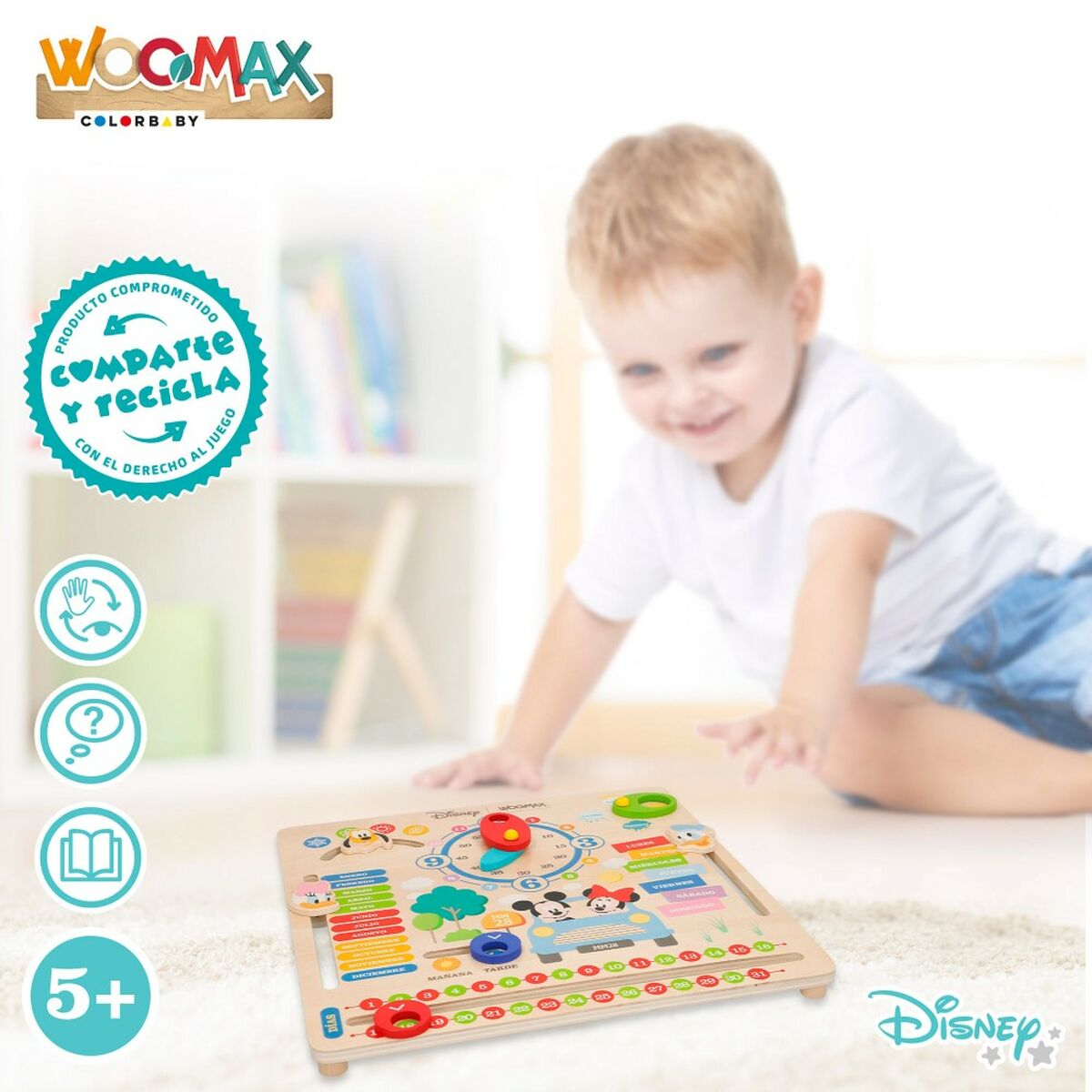 Образовательный набор Disney Календарь 30 x 3,5 x 30 cm (6 штук)-6