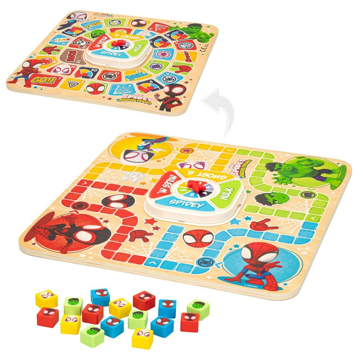 Доска Parcheesi Spidey 29,5 x 3,5 x 29,5 cm (18 Предметы) (6 штук)-2