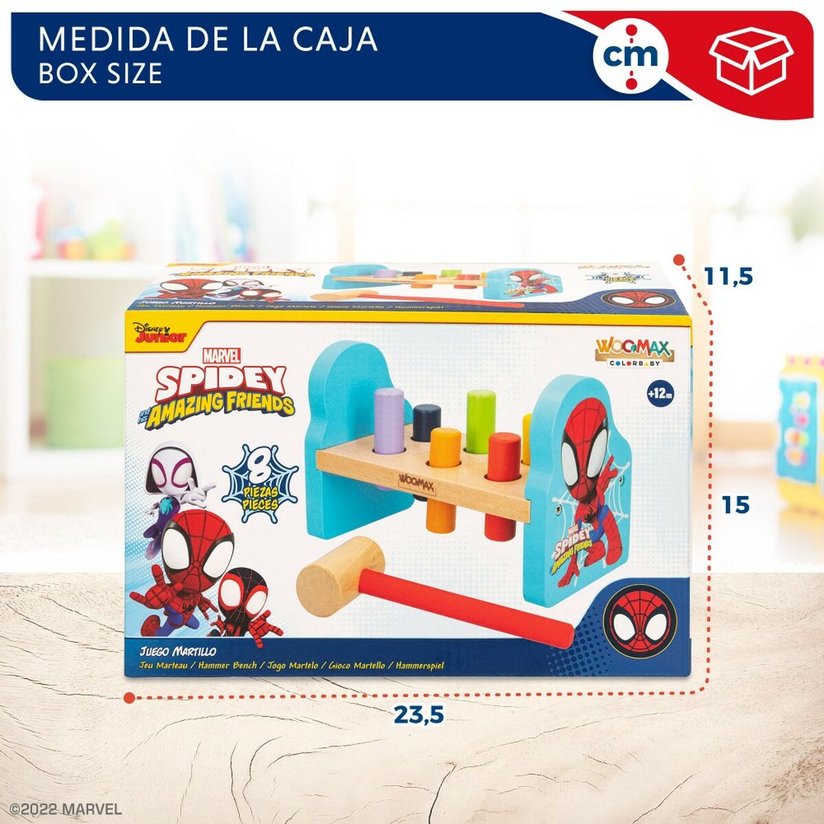Игра на ловкость Spidey 8 Предметы 21,5 x 14 x 10,5 cm (6 штук)-7