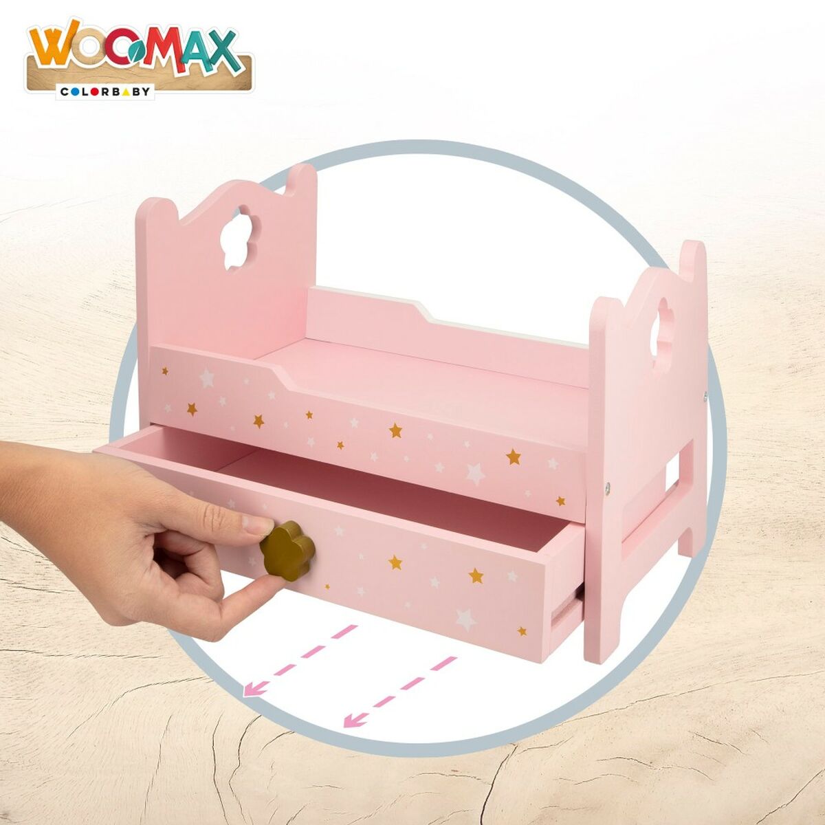 Кровать Woomax Розовый 4 штук 31 x 20 x 16 cm-3