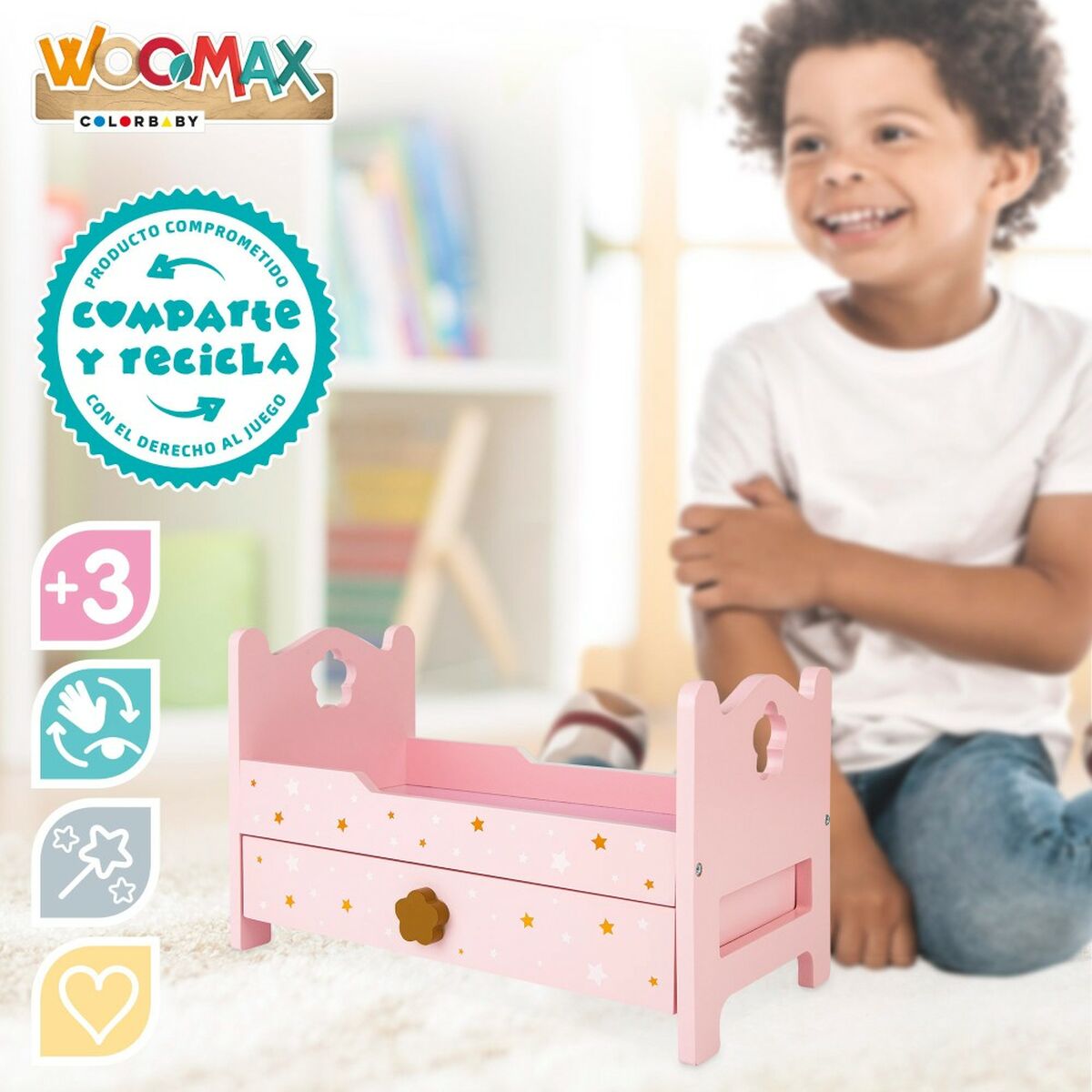 Кровать Woomax Розовый 4 штук 31 x 20 x 16 cm-5