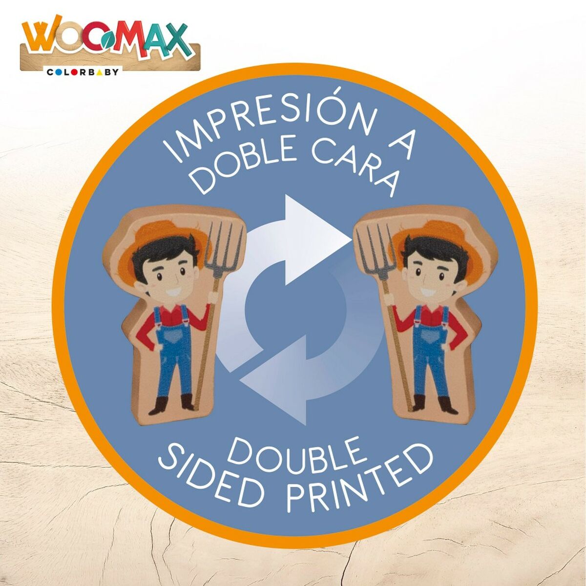 Playset Woomax Ферма 9 Предметы 4 штук 19 x 18 x 19 cm-5
