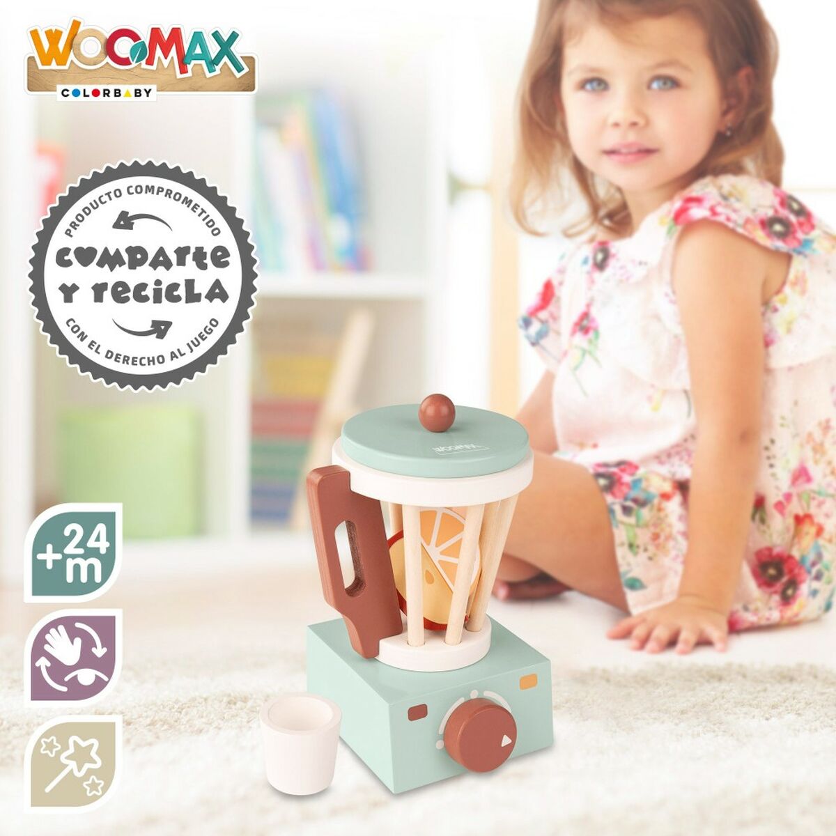 Игрушечный блендер Woomax 6 Предметы 11,5 x 17,5 x 11,5 cm (6 штук)-5